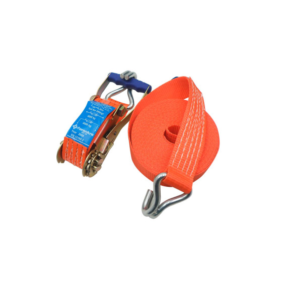 Spännband med spännare 9,5m+0,5m med krok 4 ton