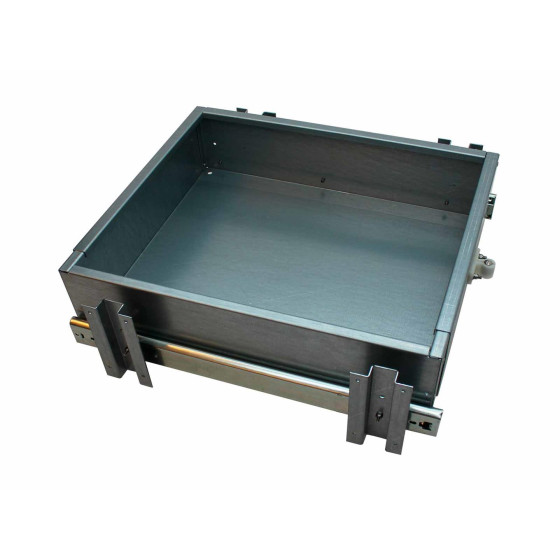 Flex drawer L: 800-1350mm - Min. depth 500mm, galvanized