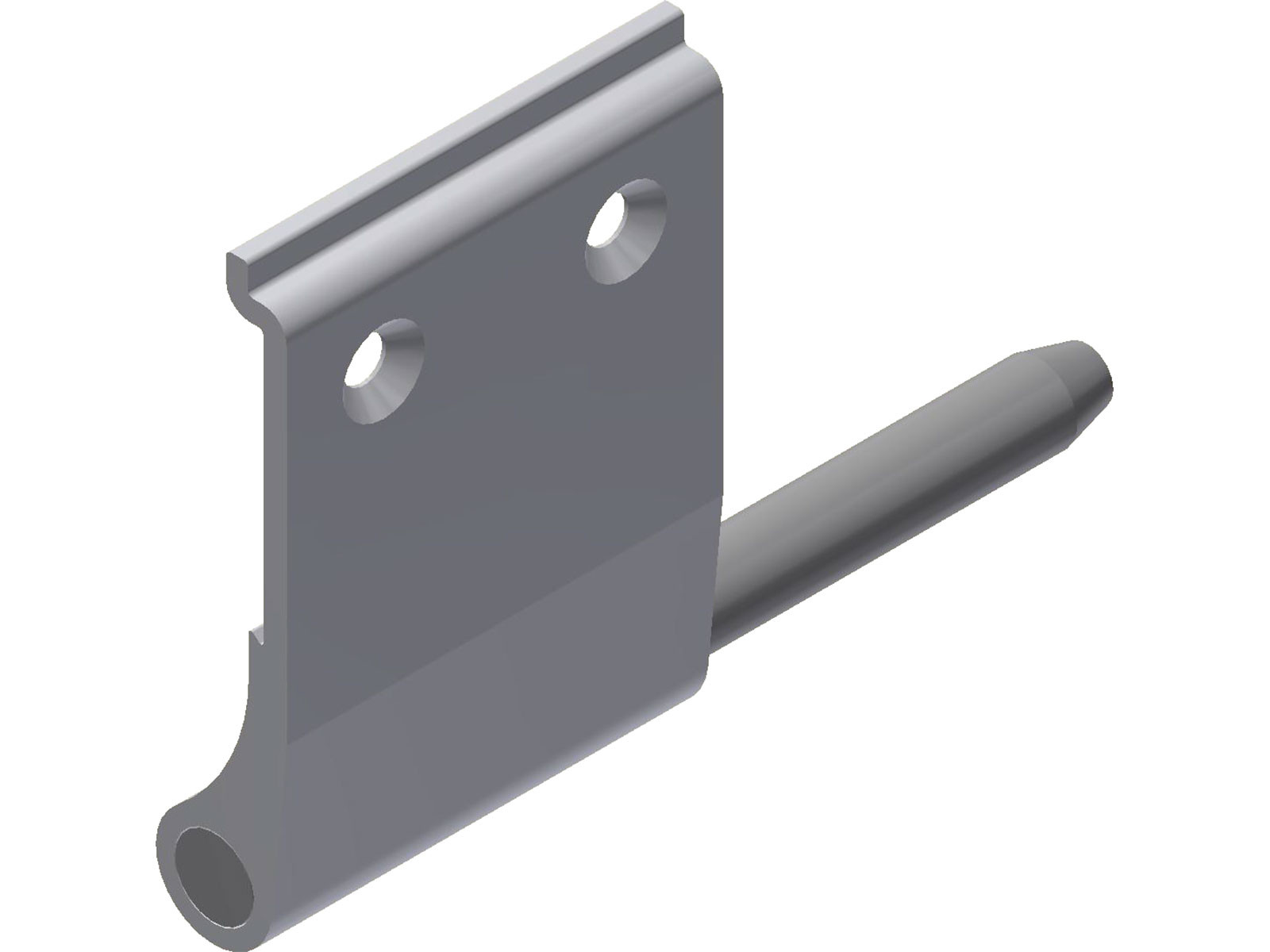 Hængsel alu H 180/90mm m/tap for 353032