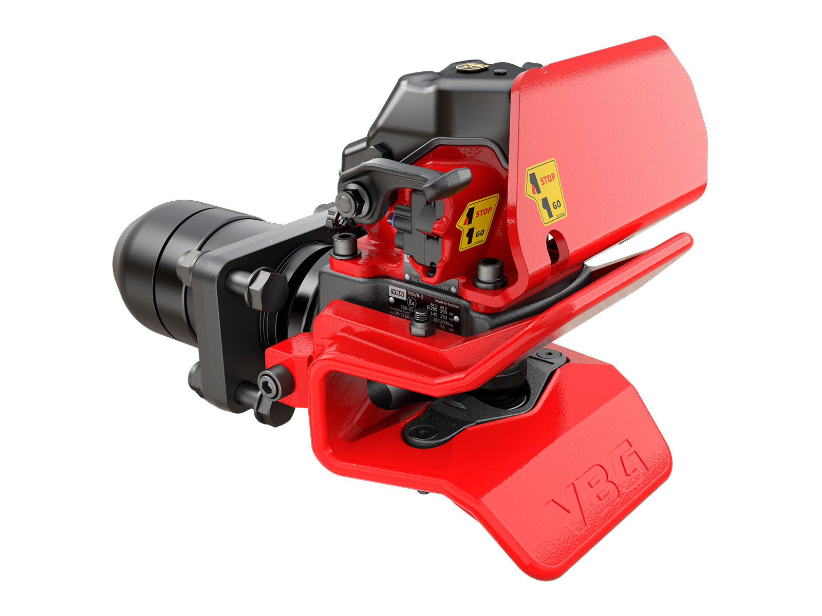 VBG 795VR-3 Koppling Luftservo fångmun Kort/Kort