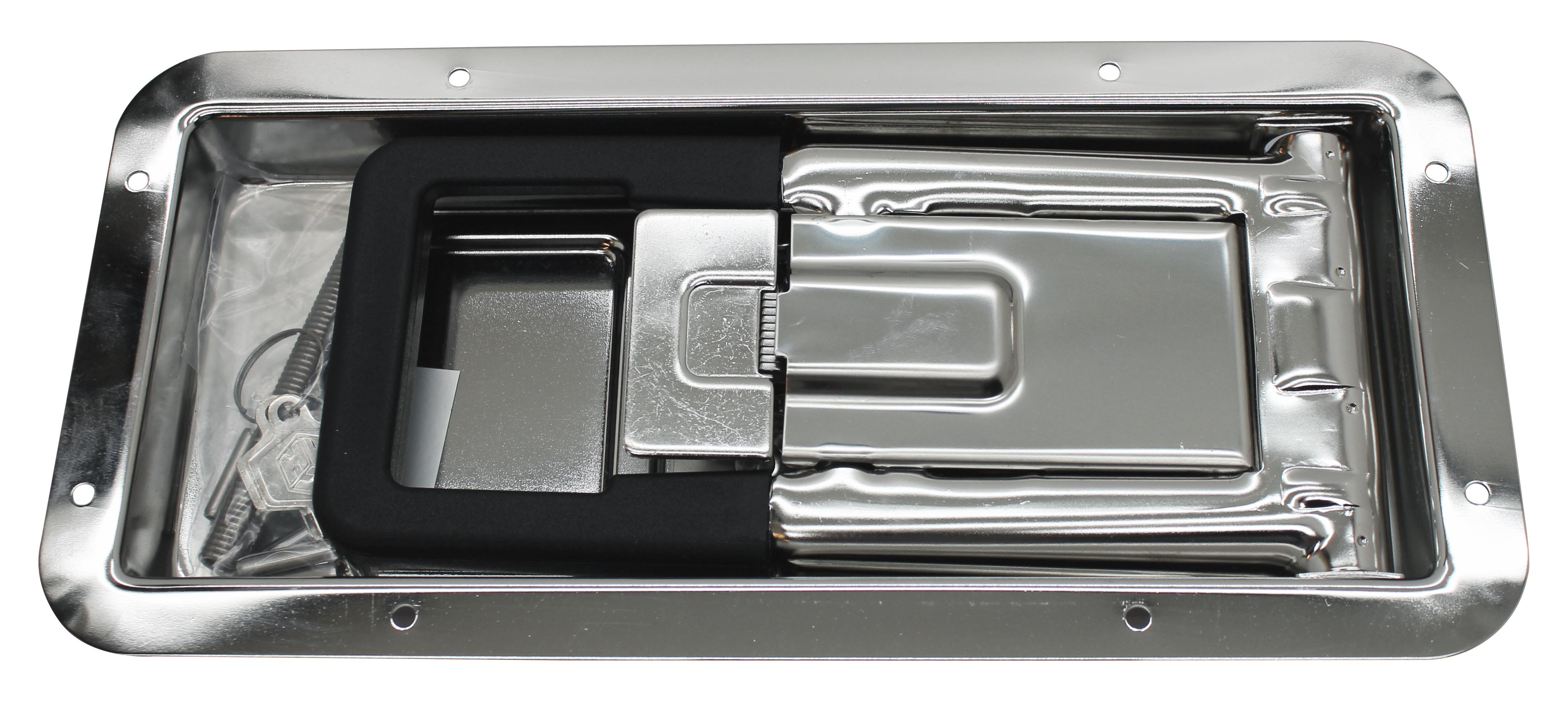 Inbyggnadslås 30,5/Ø16mm P & L rustfri