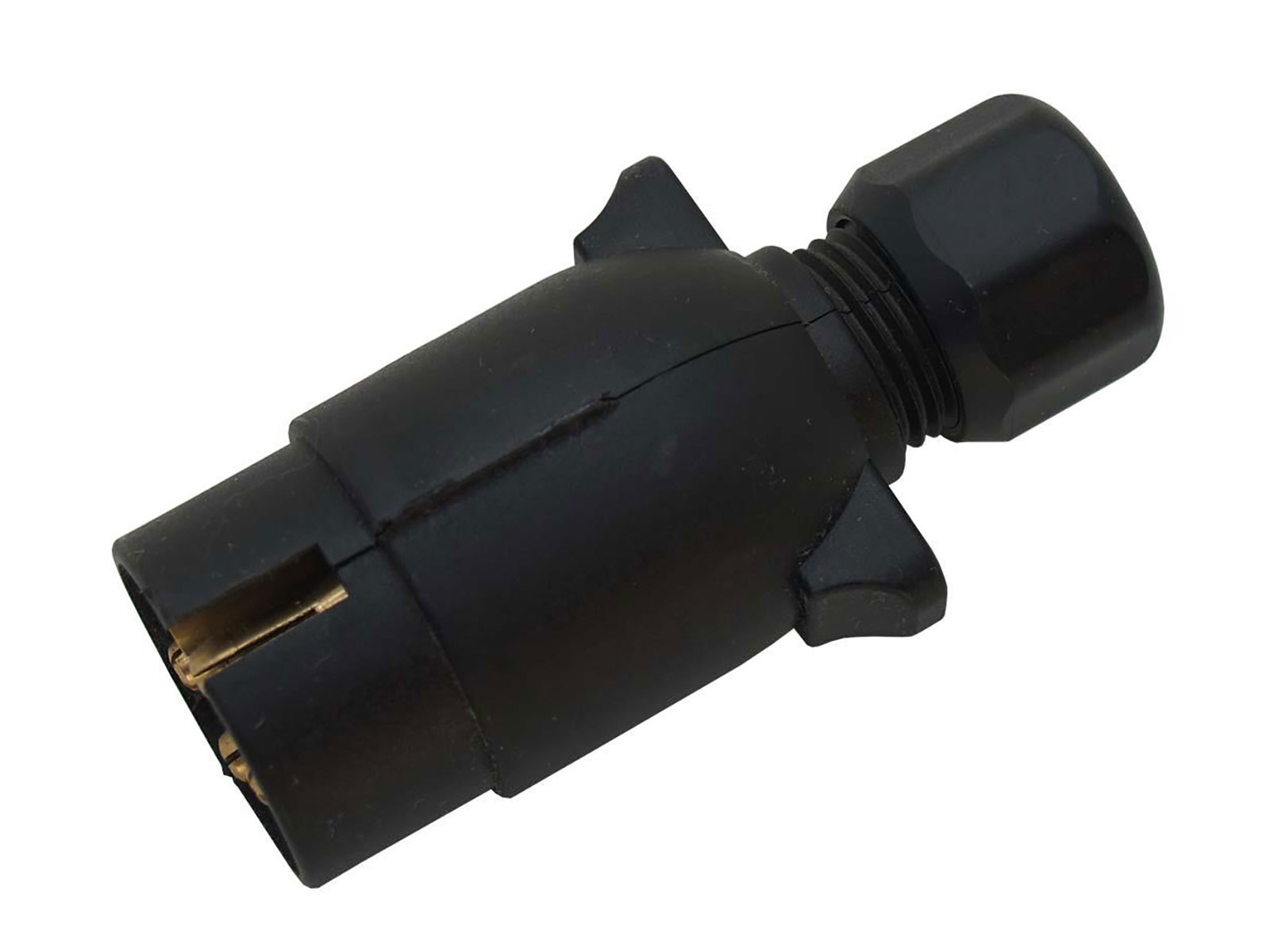 Stickkontakt 7-polig plast sockel 12v