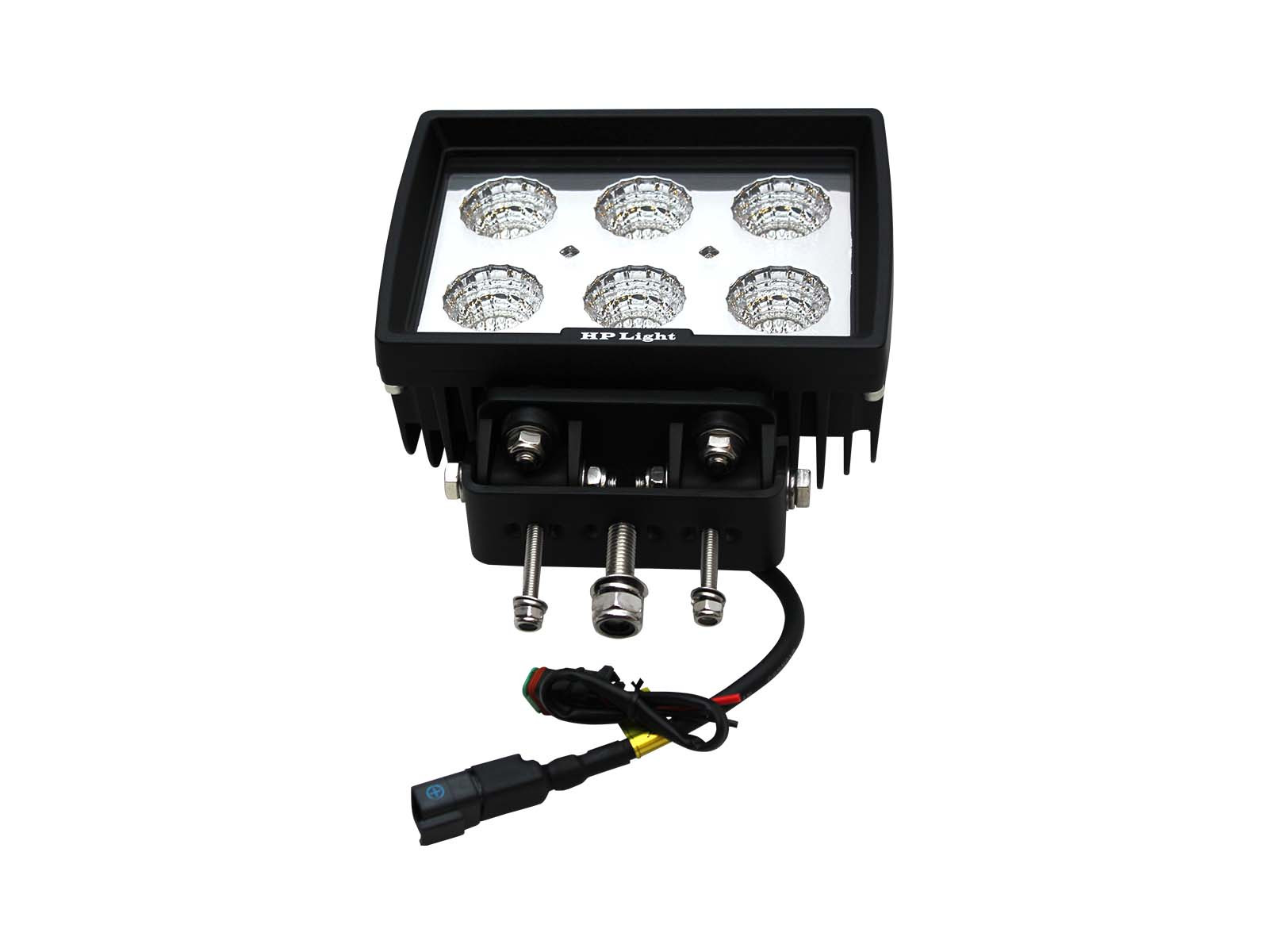 Arbetslampa 6x10W LED Flood 5400lumen