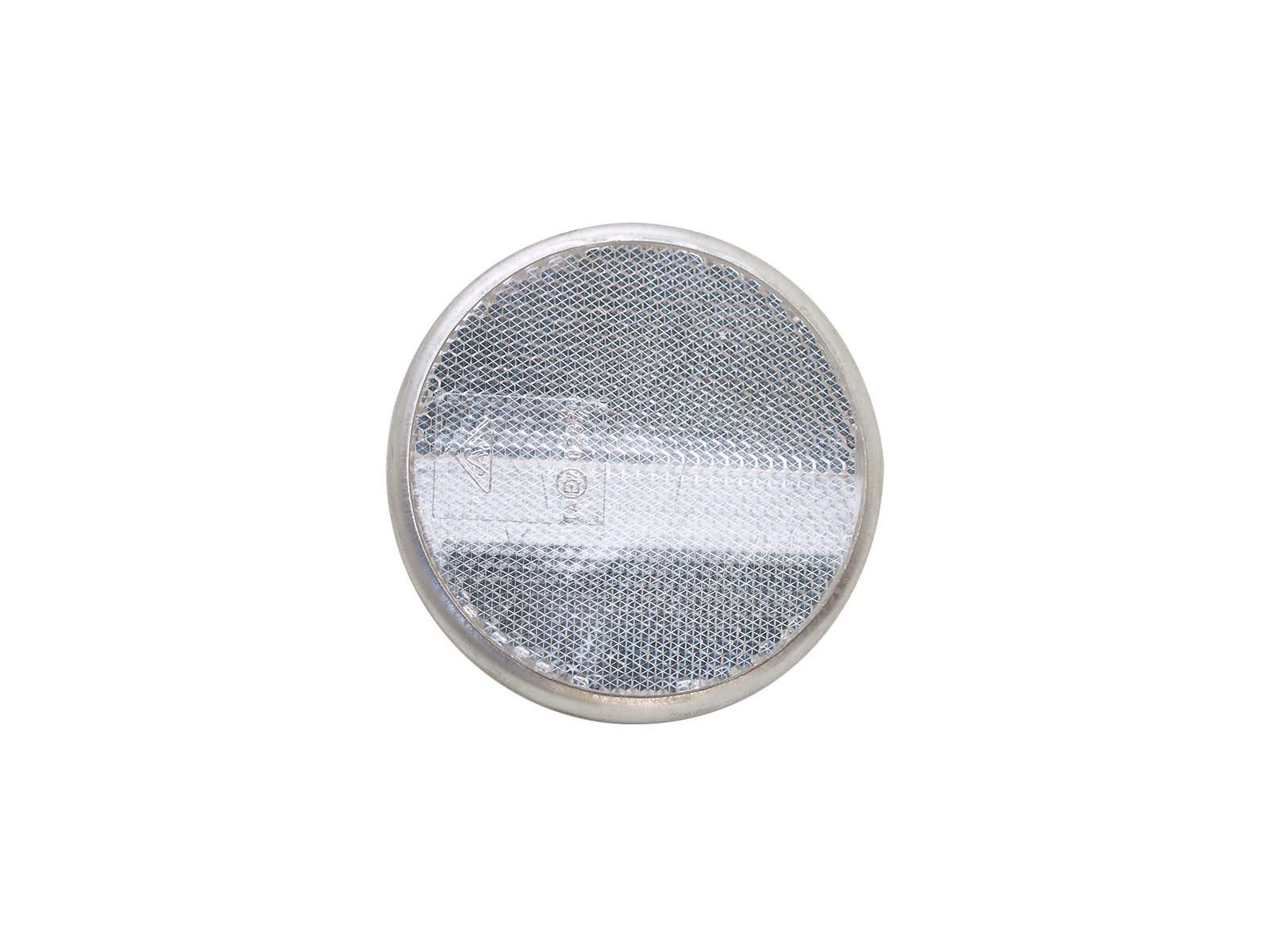 Reflex rund 80mm vit