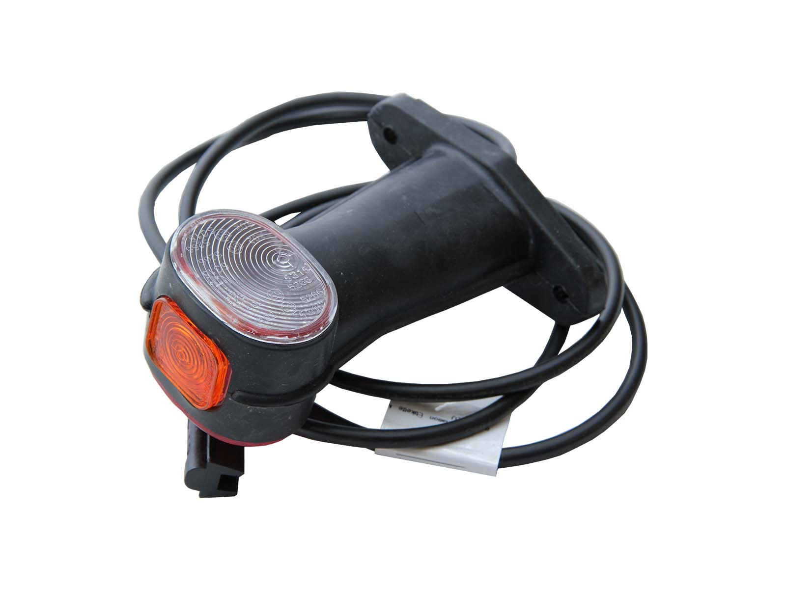 Markeringslys rød/hvit/gul på arm 1,5m - 31-3704-017