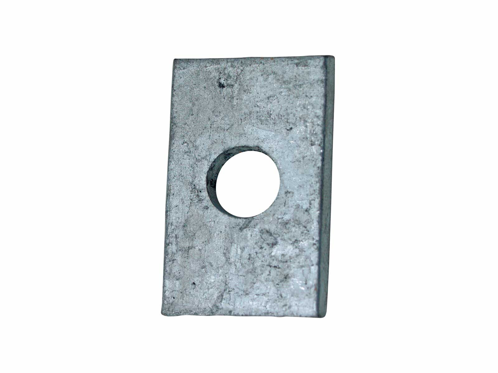 Skiva för gum.kloss 64x40m galvad