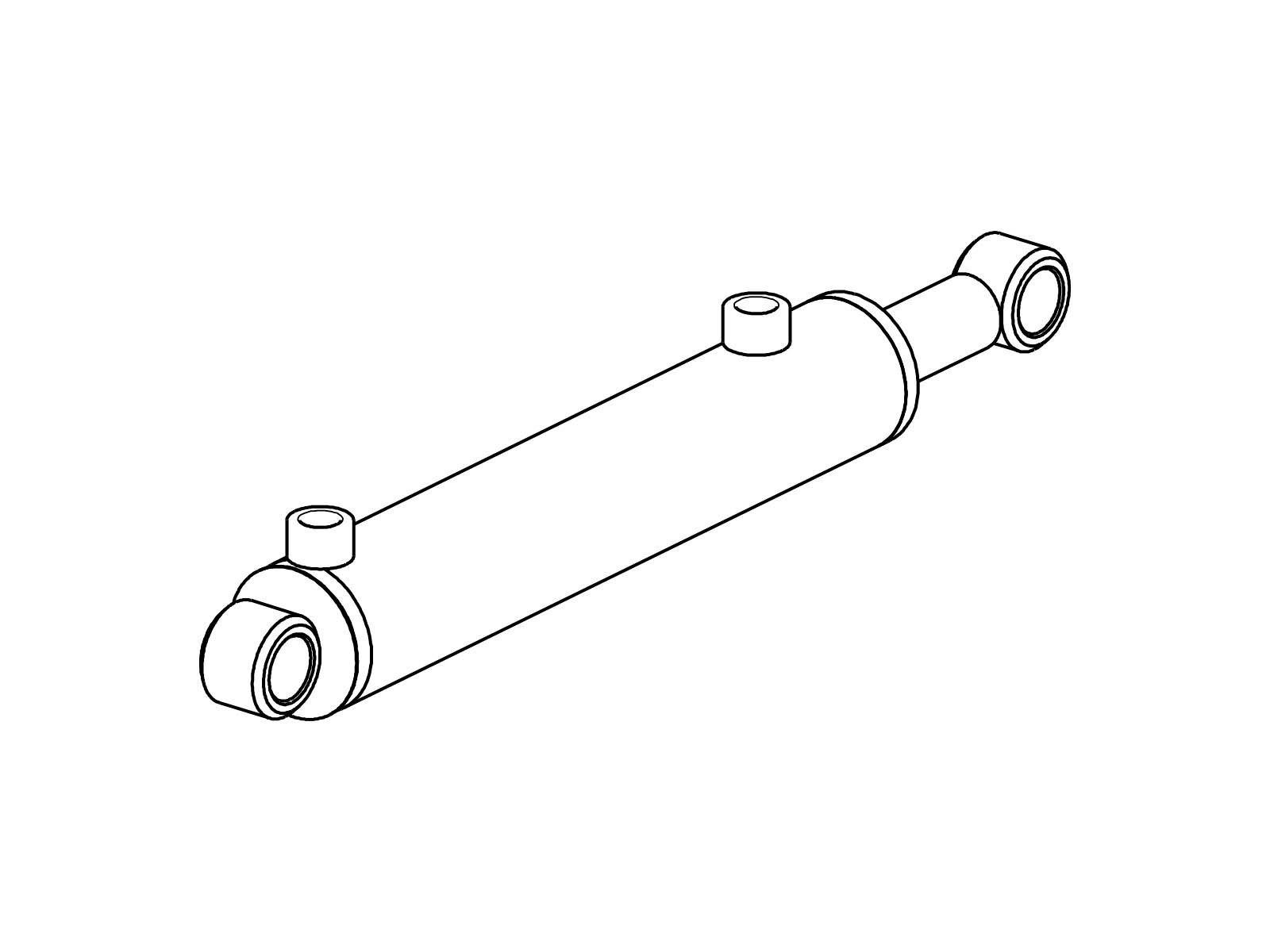 Hydraulikcylinder f bådstøtte 517412