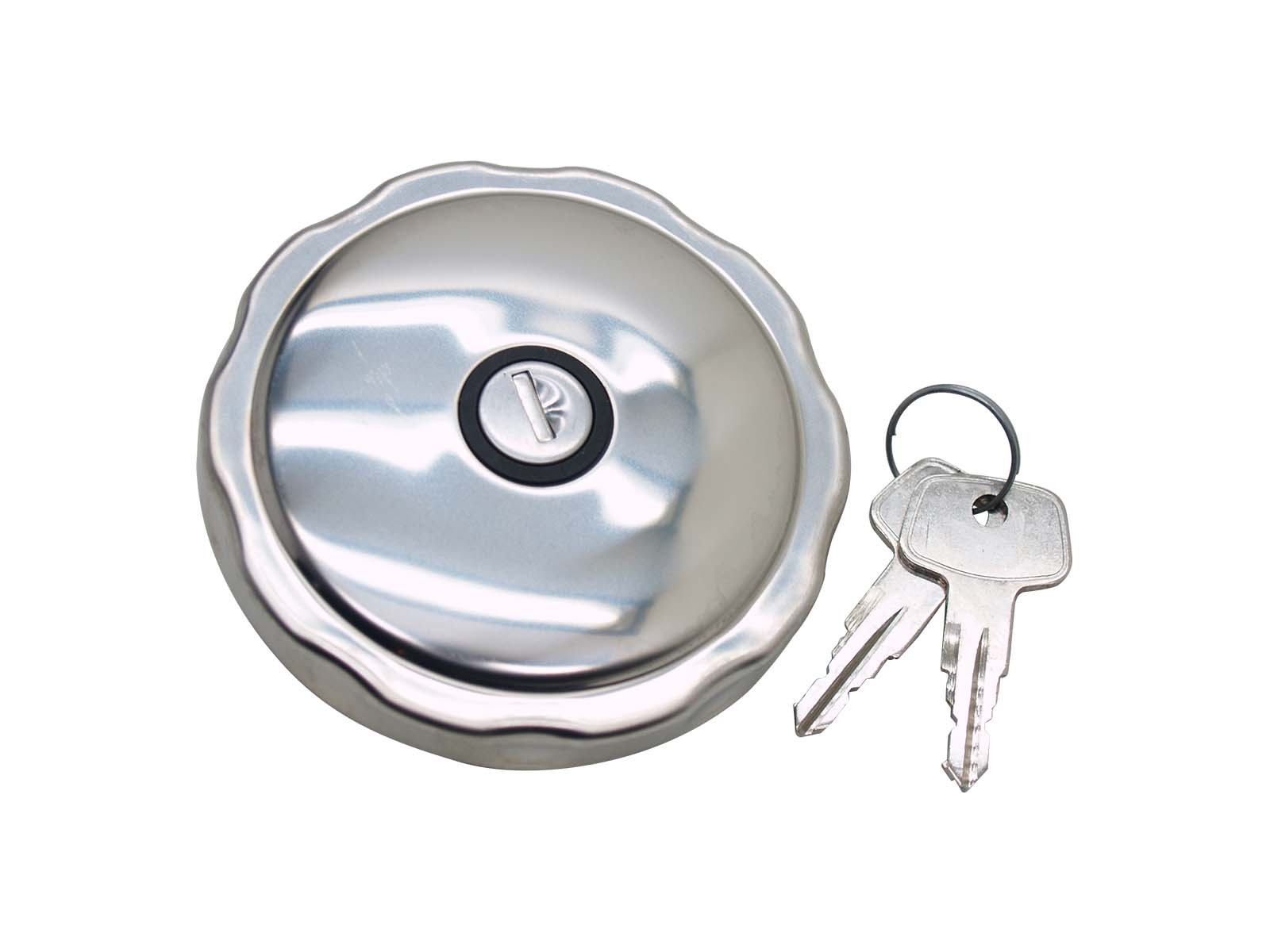 Tanklock 58mm  m/lås rostfri