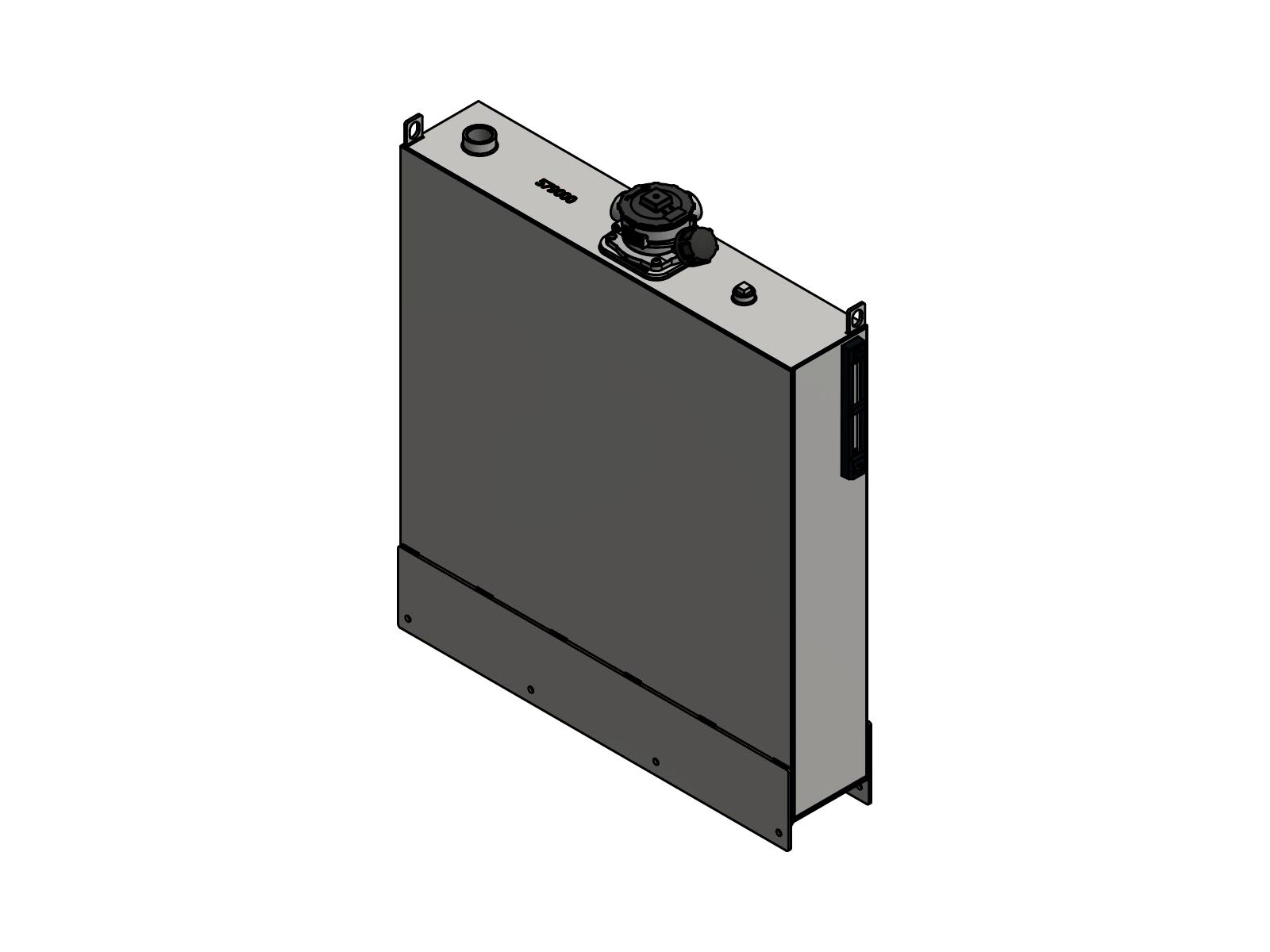 Hydraultank 200x1000x1000mm 200L inkl. filter