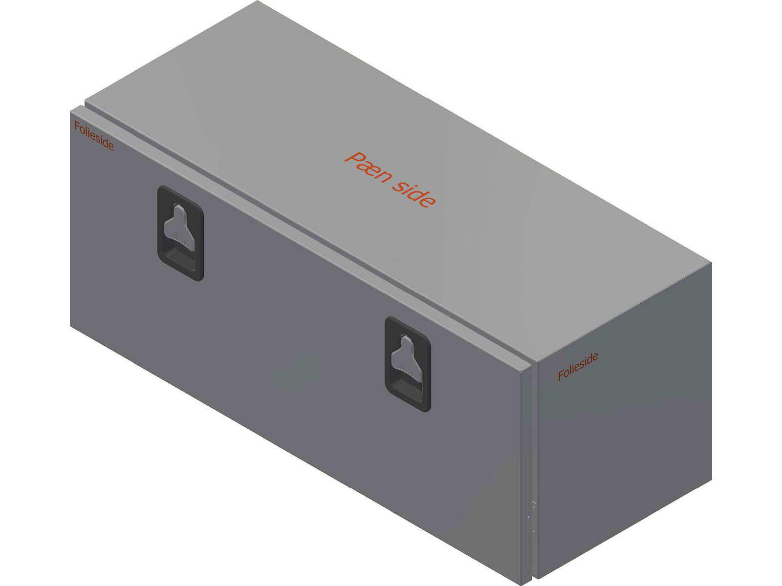 BEVOBOX rostfri bottenhängd lucka L1000xH500xD500