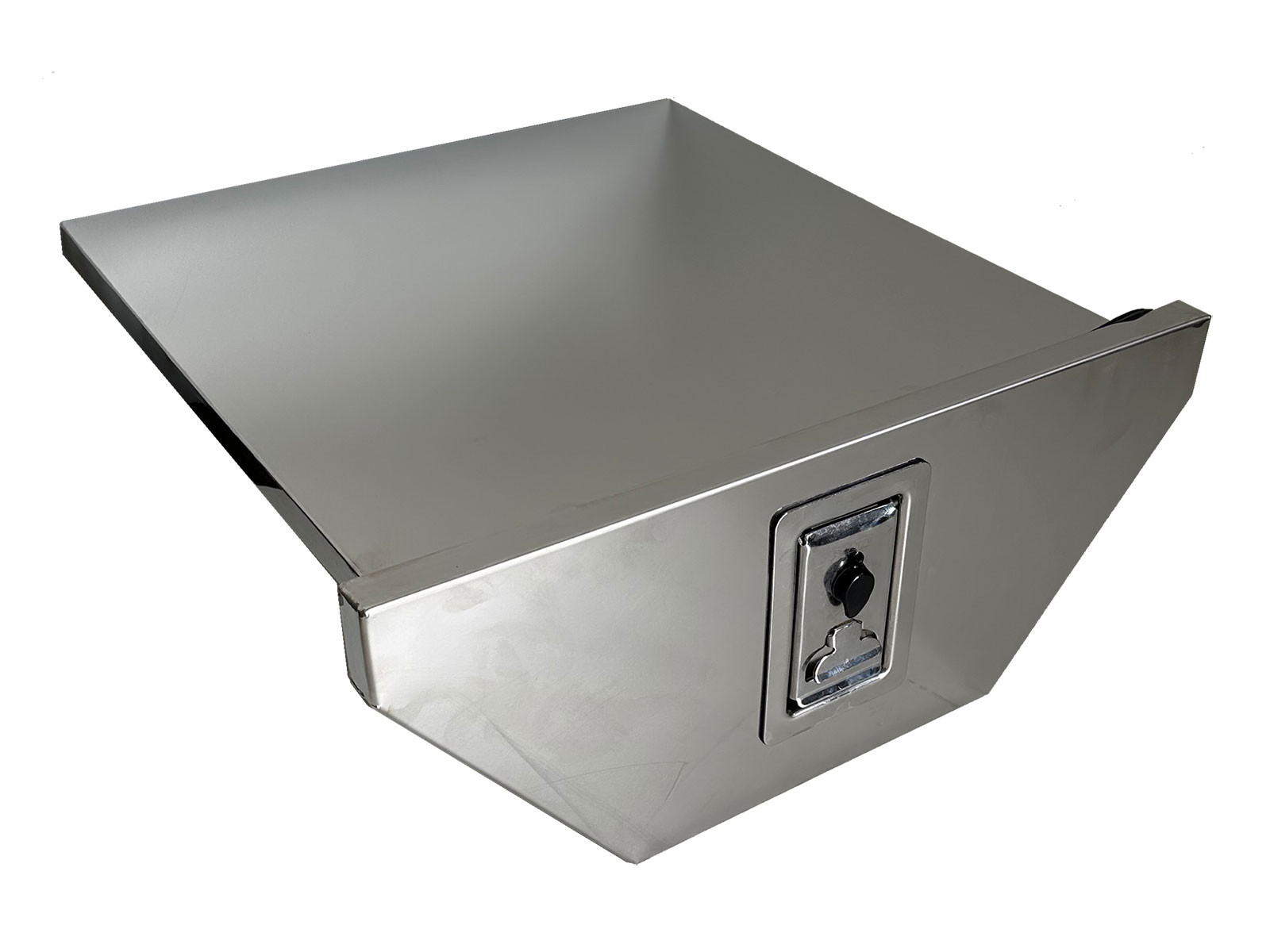 BEVOBOX rostfri Trekant L610/304xH260xD600 - utdragbar lucka