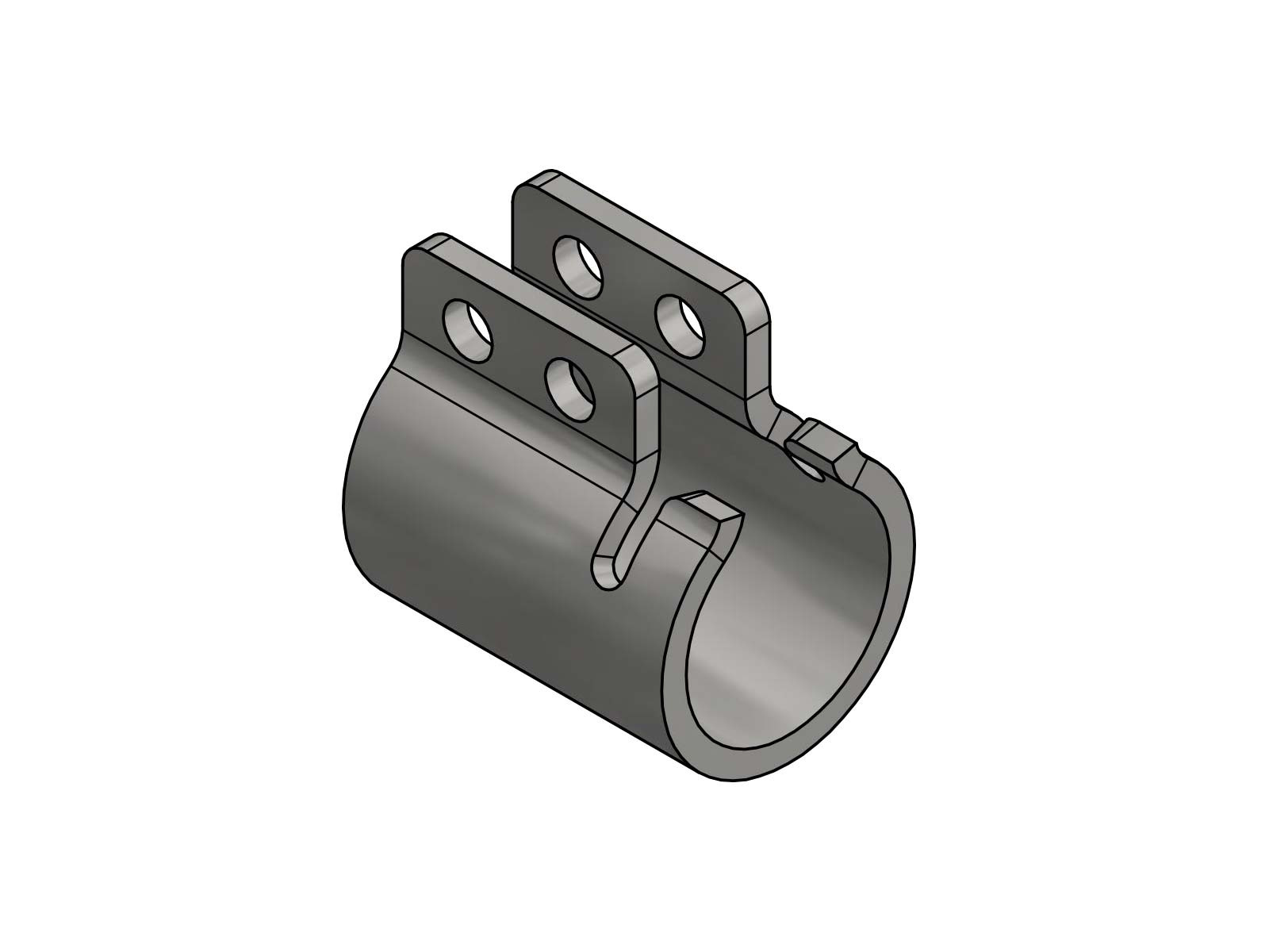 Konsol för skärmhållare, obeh. Ø48mm
