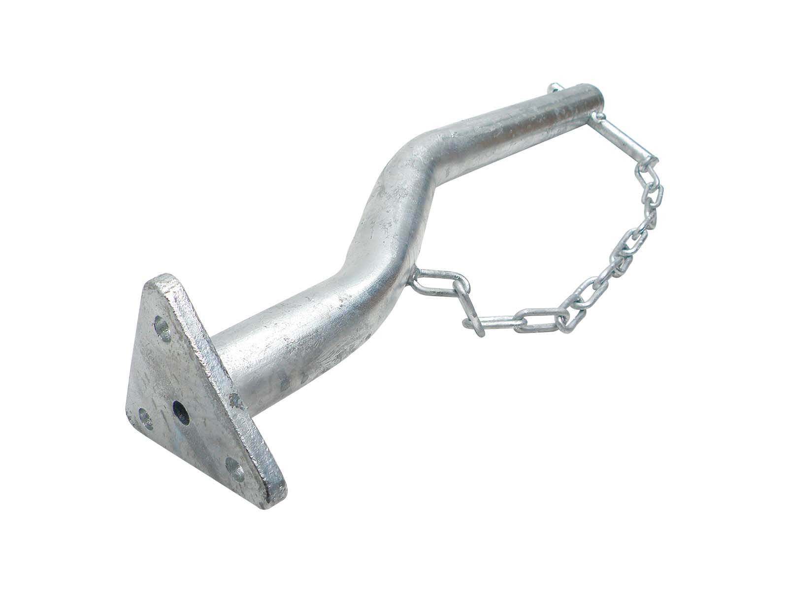 Snökedjehållare m/fläns Ø42 galvad