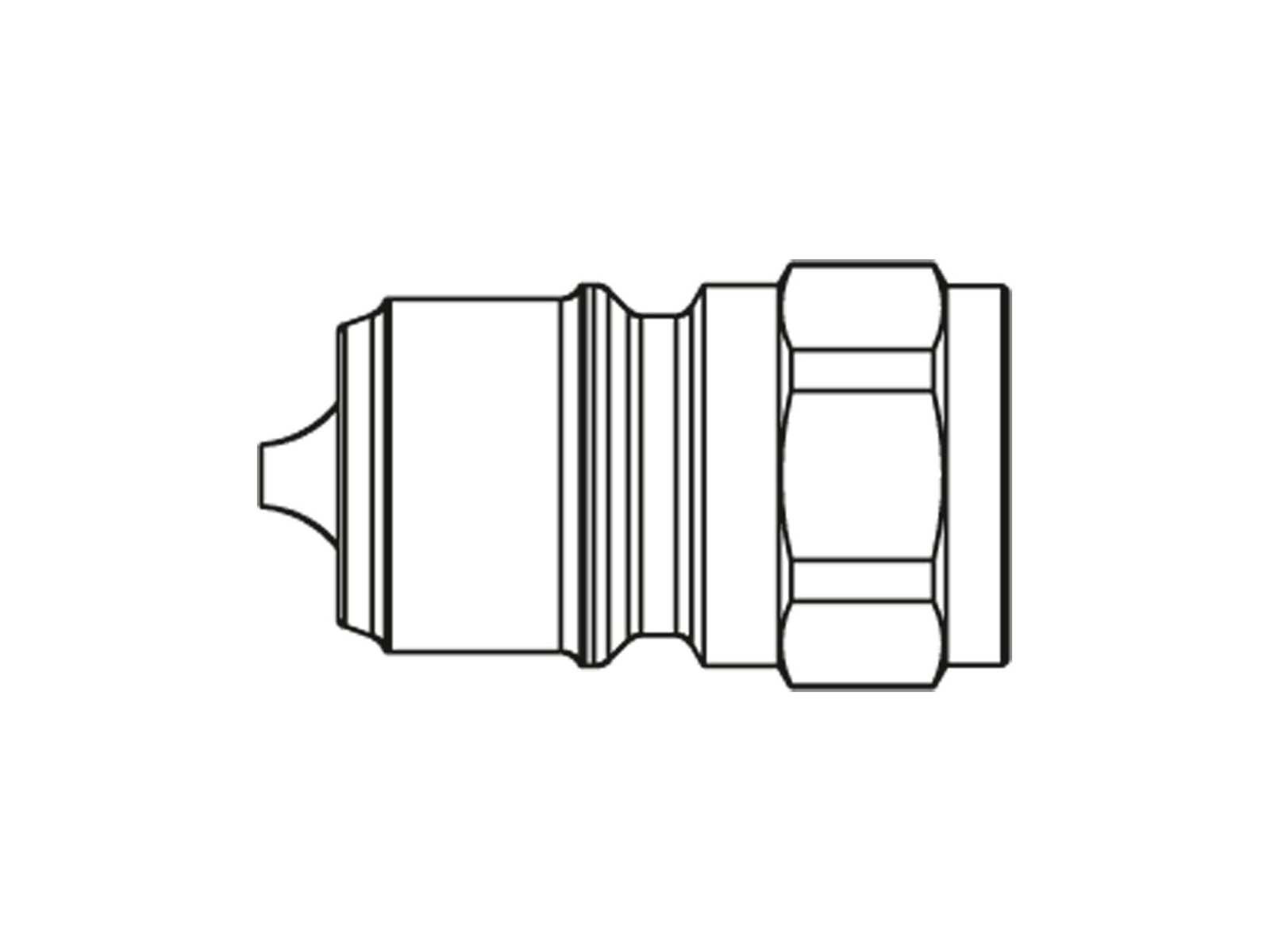 Koppling Eliminator 3/8" hane T-serie - Tema 3821