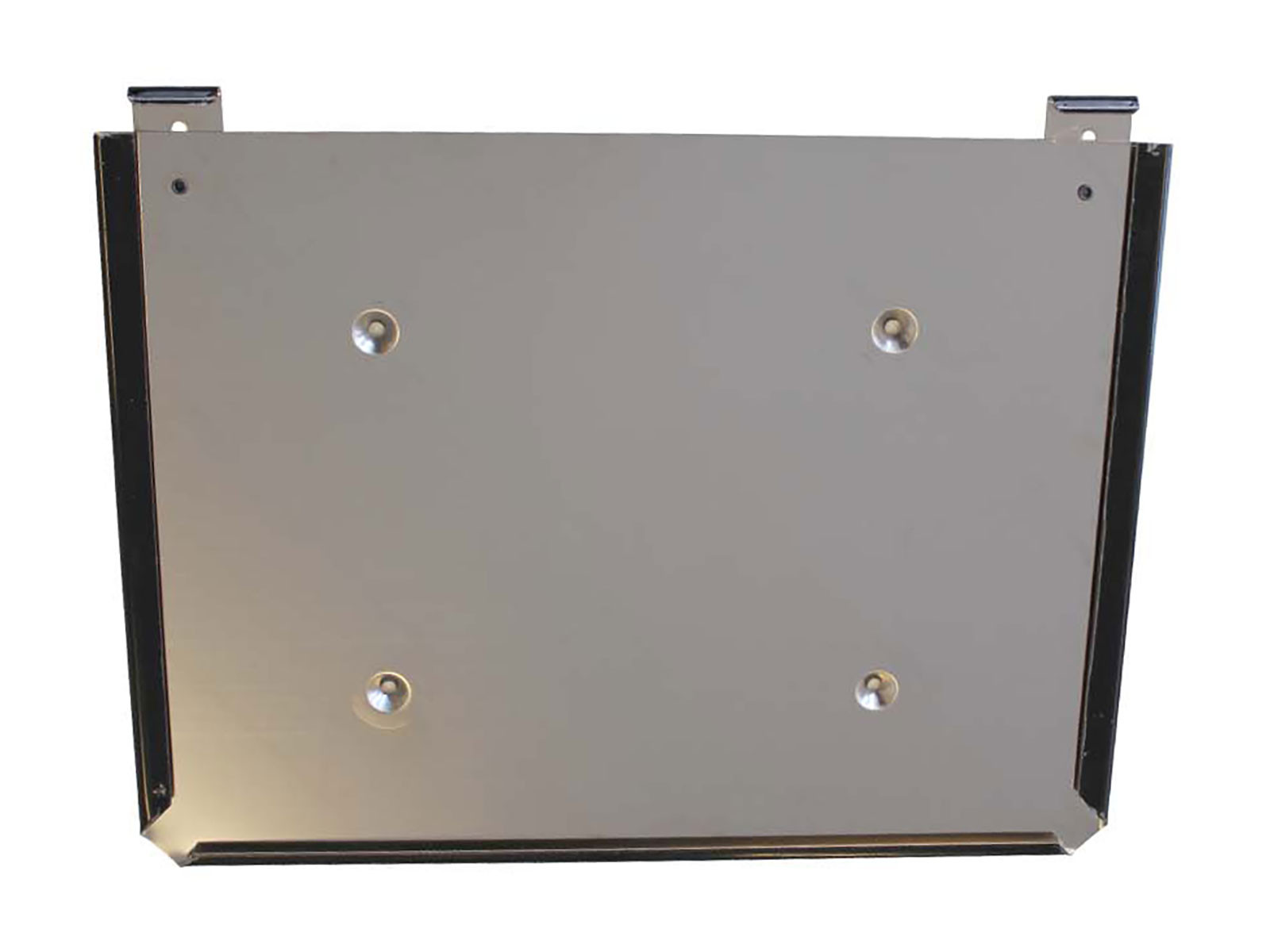 Skylthållare 400x300mm m/lås rostfri