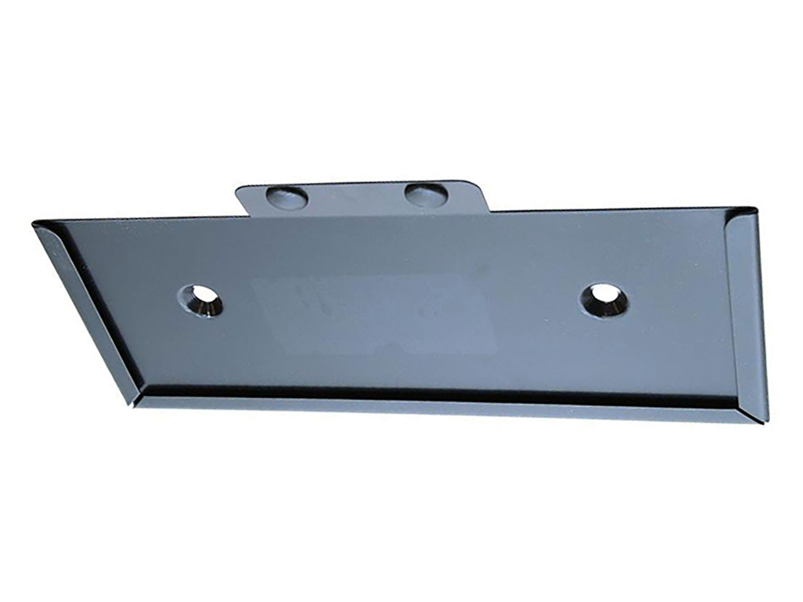 Skylthållare 300x120mm pulverlack svart RAL9005