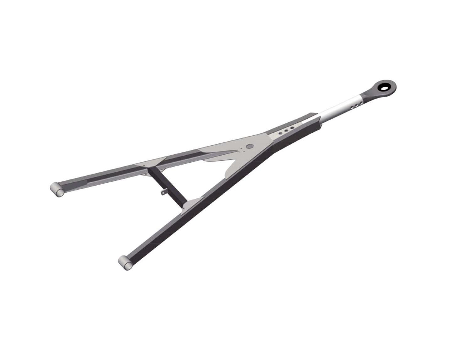 Dragstång fast 57mm ögla 2800mm cc1050 Brian D190