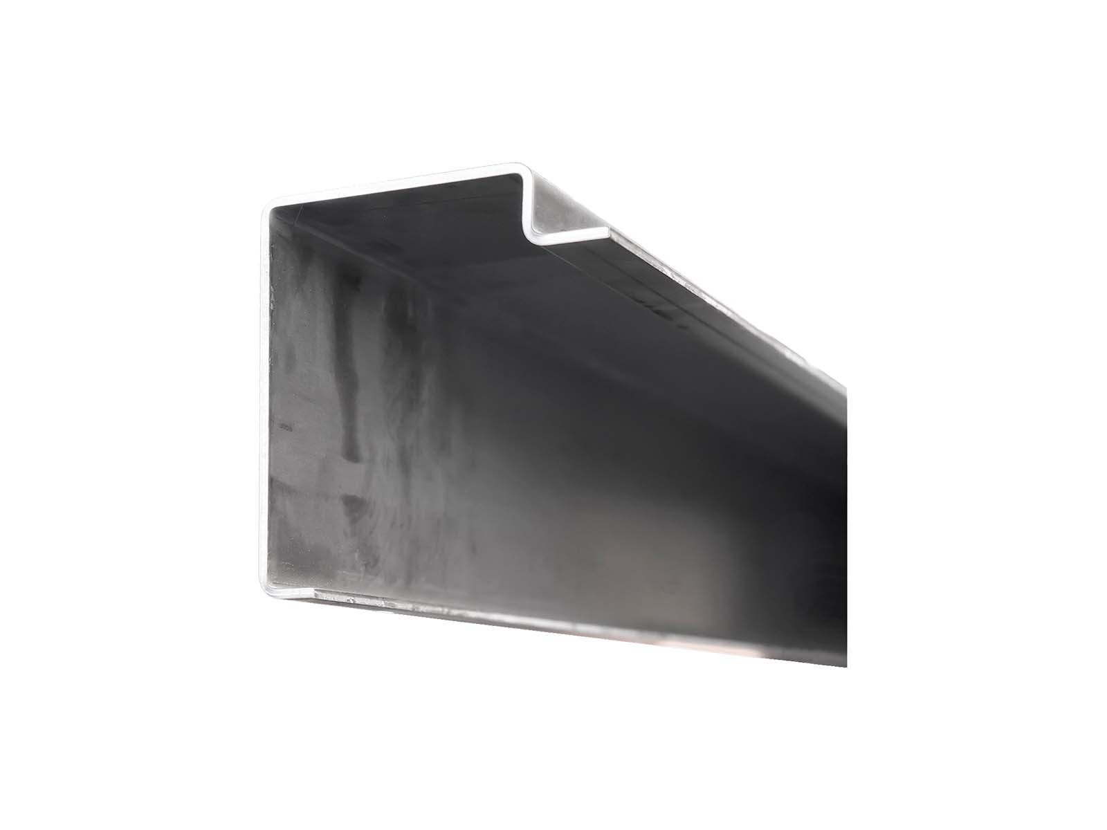 Kantprofil 4mm/28mm, 7mtr - 4 mm/28 mm. 7 m. Rå.  - H=155 mm