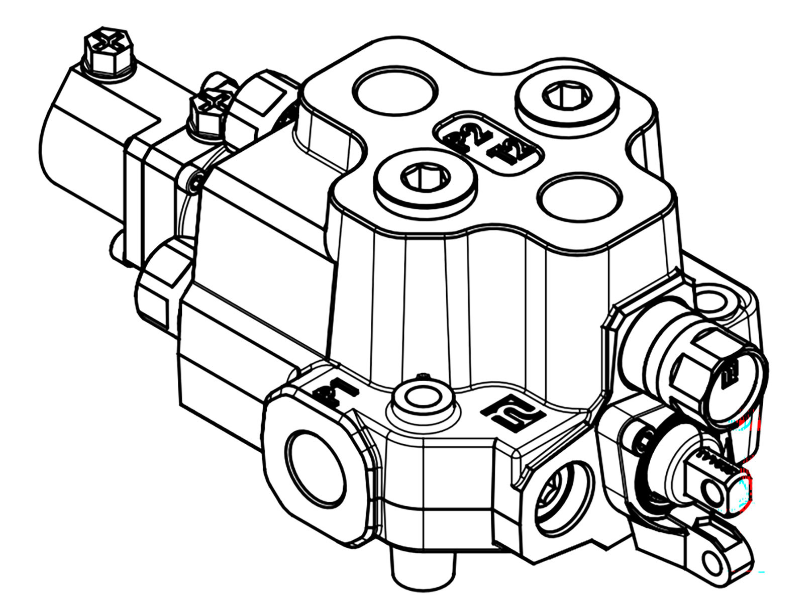 NH Hydraulikcentral RM 271 250/1P - 1601-020700 erstatter 905490