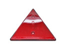 Trekantsreflex m plastunderl. Röd