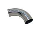 Böj polerad 127mm rostfri