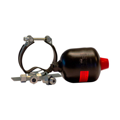 Accumulatortank 0,5 l kpl. - SV AxLS-Accu1 m. beslag och T-styck