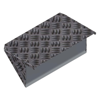 Lamplåda för alu-skärm hög/djup modell våtmålning