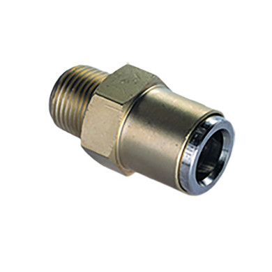 Fleetfit push-in lige nippel 8 mm - M12 stål