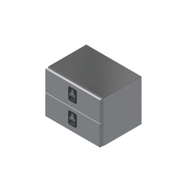 BevoBox mix Premium 800x600x600 2 skuffer