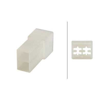 Hella kontakthus 2-poligt, hona