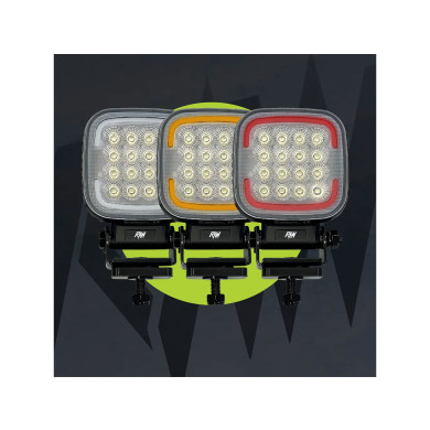 RAW TRIO XL arbeidslys m/parklys