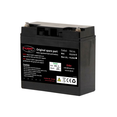 Batteri 12V/17-18Ah (Midi)