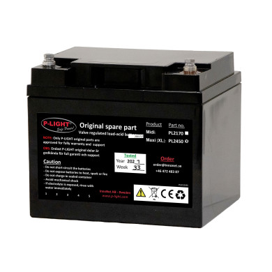 Batteri 12V/45Ah (Maxi/Maxi XL)