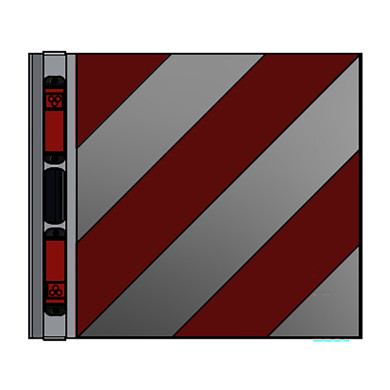 Breddemarkering m/lys SE/EU/NO kvadratisk VB