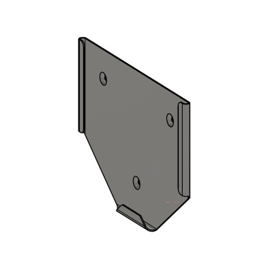 Skiltholder forbudsskilt RAL326H