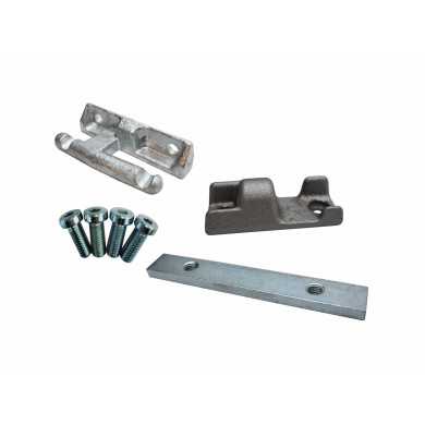 Gångjärn komplett galvad