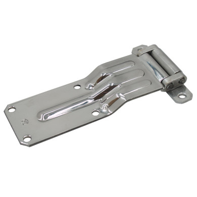 Gångjärnsplatta 267,5mm dubbel rostfri