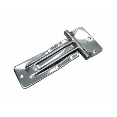 Sidodörrsgångjärn 186mm polerat rostfritt
