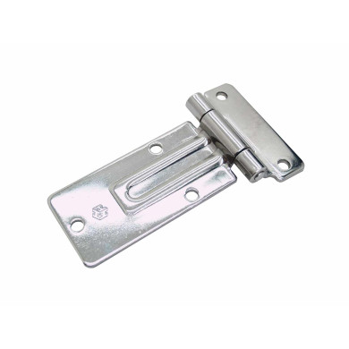 Sidodörrsgångjärn 132m rostfri