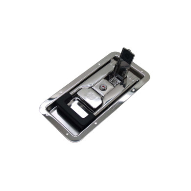 Dörrlås f/inb. D23,5mm f/Ø16mm rostfri