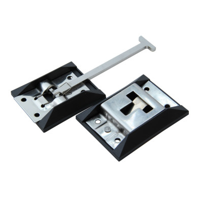 Dörrhållare 117/151mm rostfri