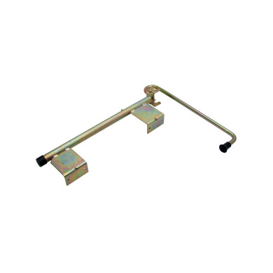 Dörrhållare fjäderb. fts guldgalvad