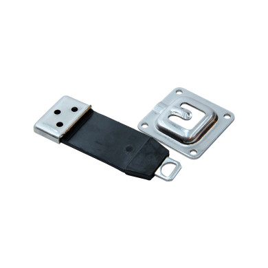 Dörrhållare rostfri m/band 123mm