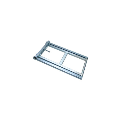 Utdragbar stege H630xD650xB365mm elförzinkad