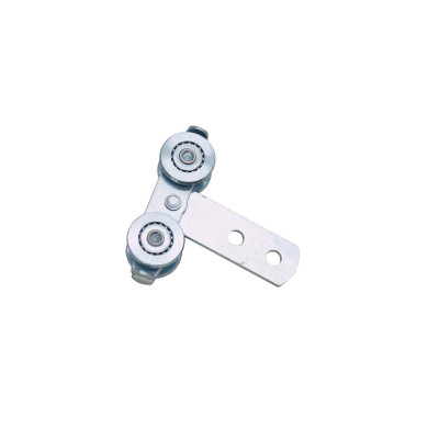 Hjul dubbel m/kullager 35/3 Ø30x26mm galvad