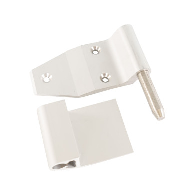 Gångjärn med tap, alu, för høger dörr 290-B.port