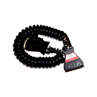 Spiralkabel m/støpsel VBG 17-polet - 70270045