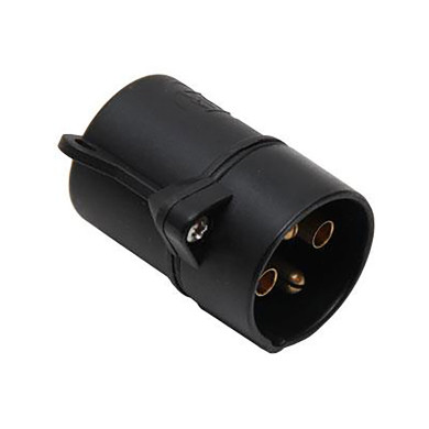 kontakt med lock 4-polig plast