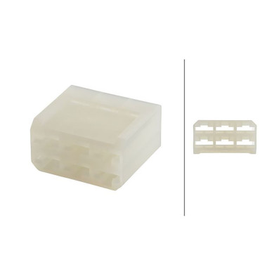 Hella kontakthus 6-poligt, hane