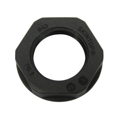 Møtrik i plast for PG9 - PGP9